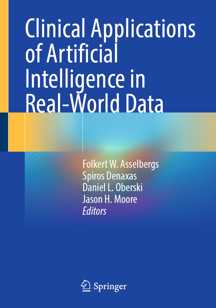 Book cover for Clinical Applications of Artificial Intelligence in Real-World Data